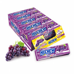 HI-CHEW front packaging showing 15-pack convenience and grape flavor