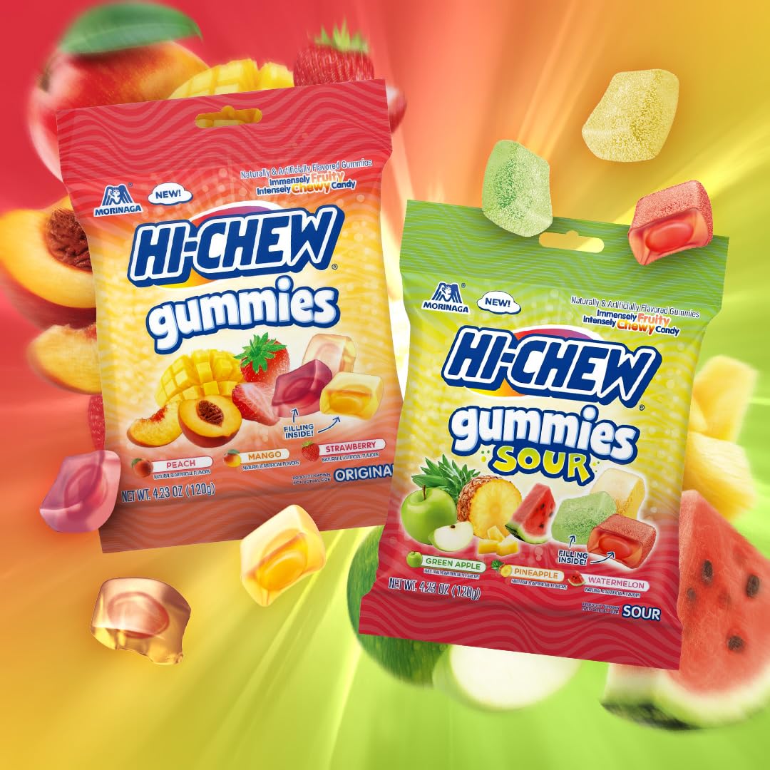 HI-CHEW bowl on table showing sharing scenario and party-friendly convenience