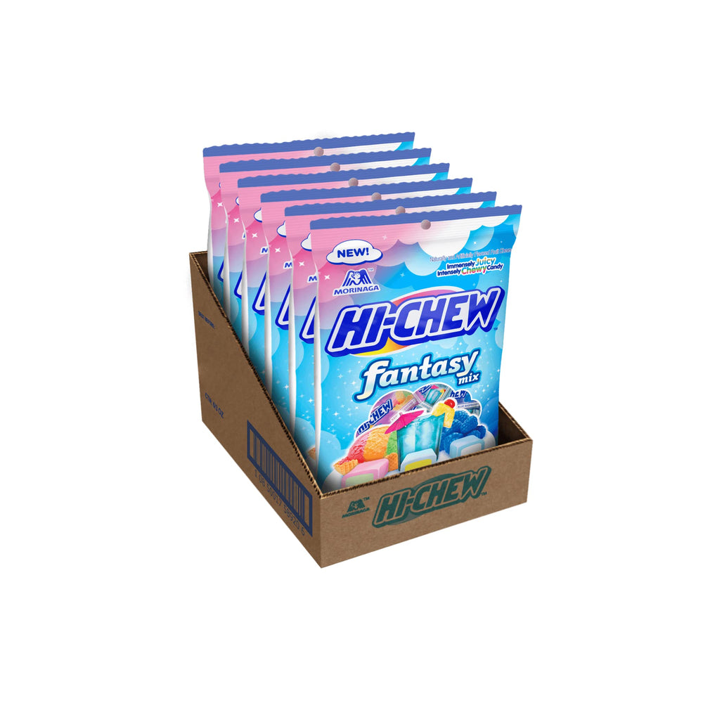 HI-CHEW individually wrapped pieces displayed for convenient sharing and hygiene