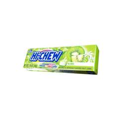 HI-CHEW cross-section showing double-layer design and sustained kiwi flavor