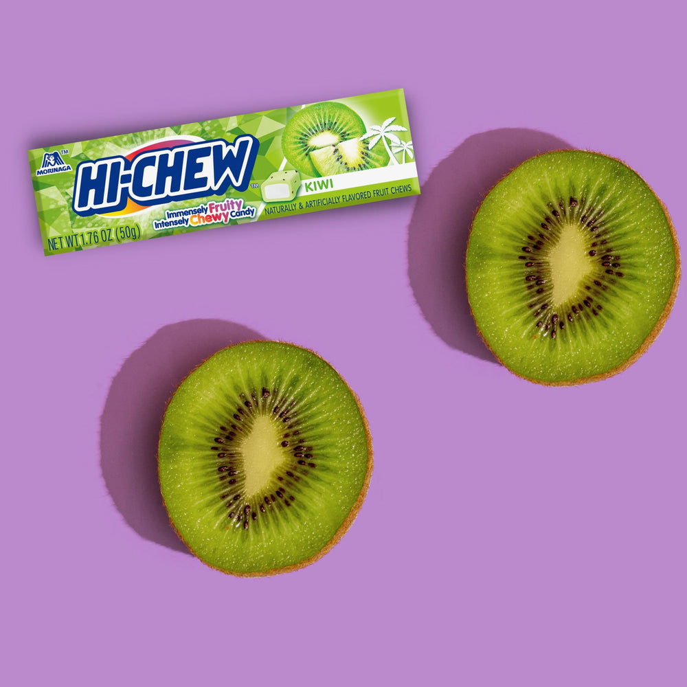 HI-CHEW sticks inside a purse highlighting travel convenience and freshness
