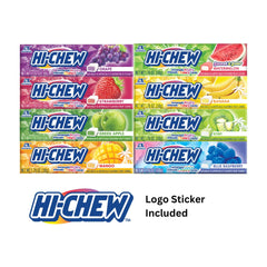HI-CHEW single stick unwrapped showing soft texture and juicy fruit benefit