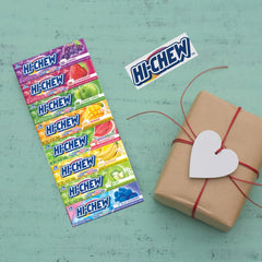 HI-CHEW close-up of chew texture highlighting layered flavor release