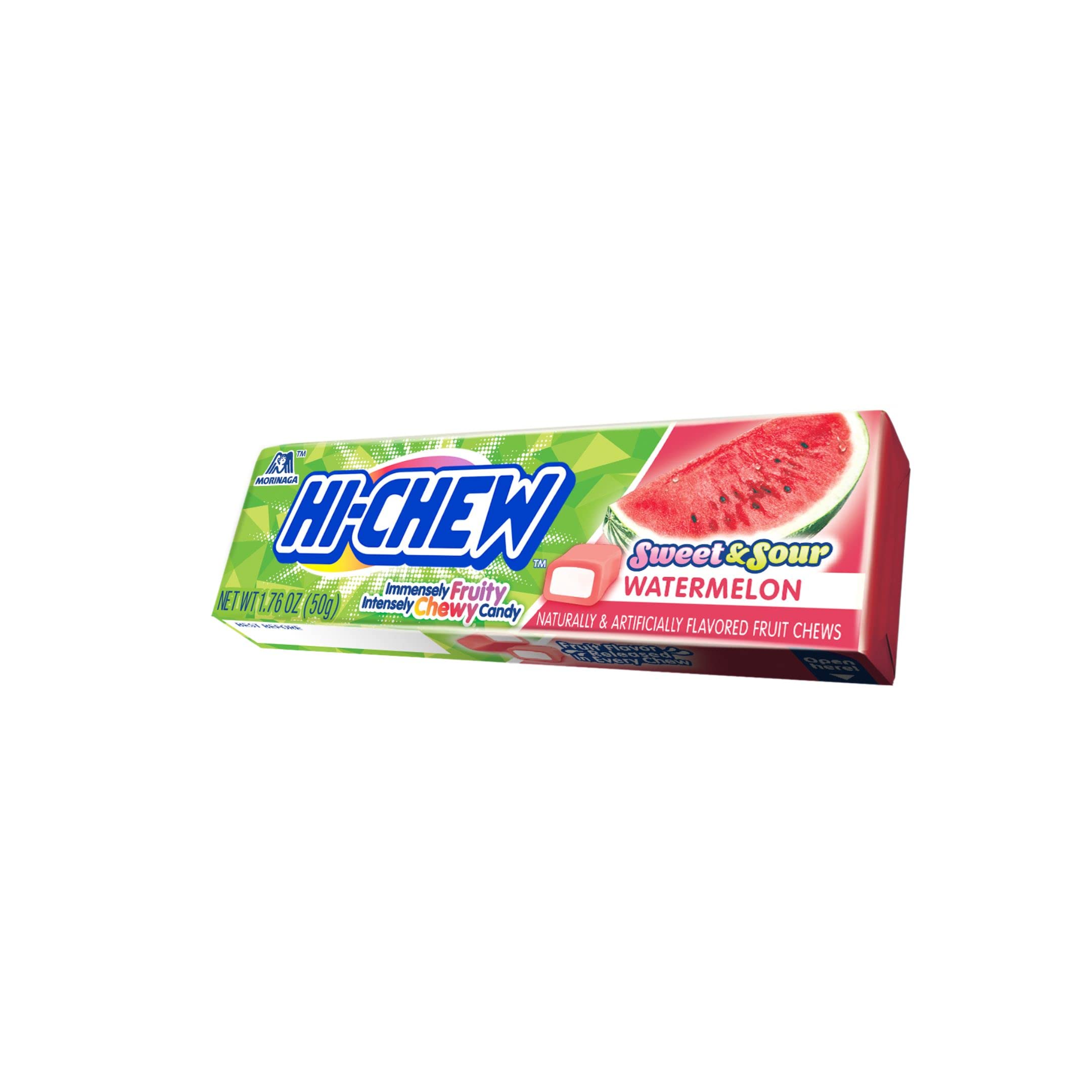 HI-CHEW individually wrapped stick displayed to show portability and freshness
