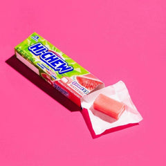HI-CHEW close-up of candy texture highlighting chewy layers and juicy appearance