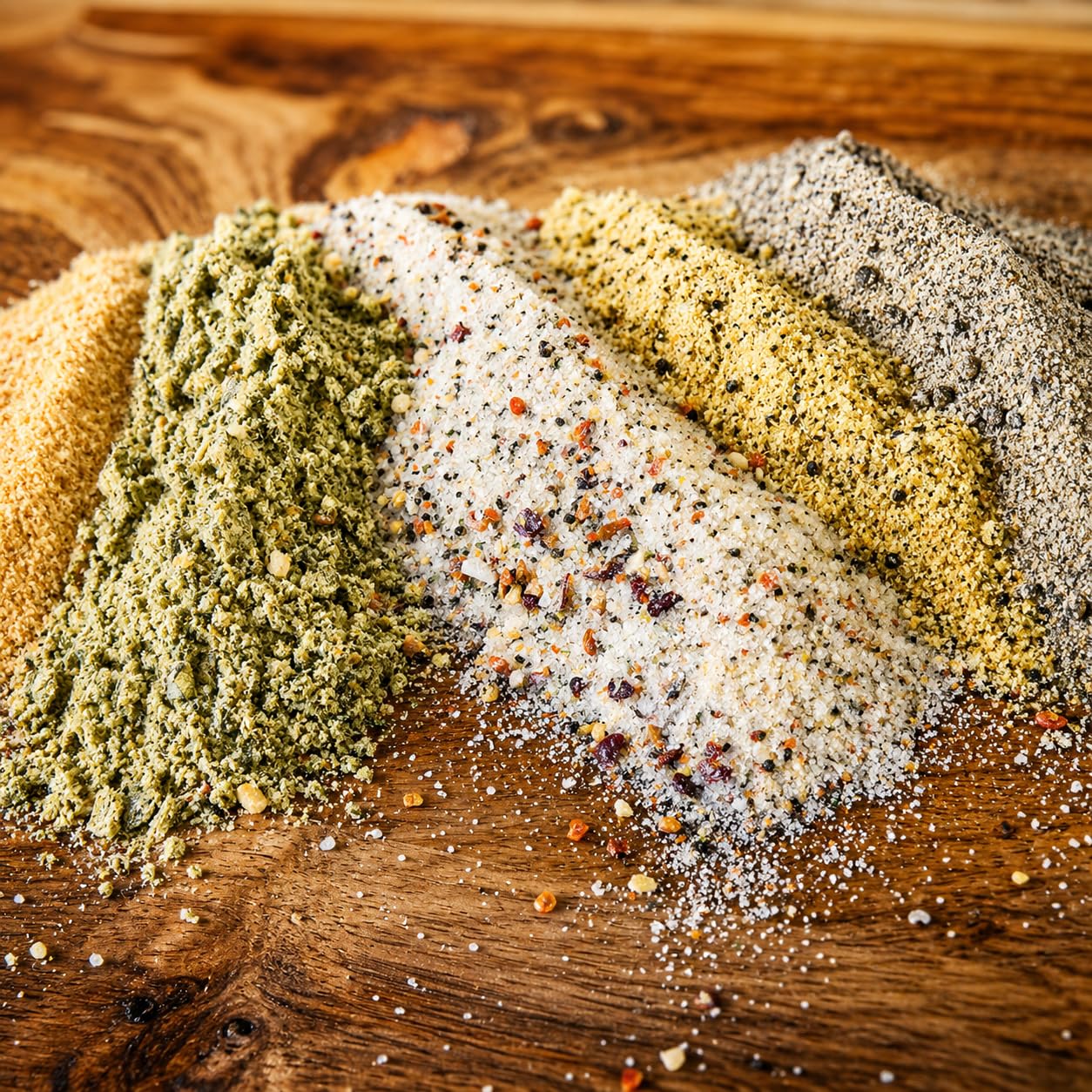 Hi Mountain close-up of seasoning texture showing spices for bold, balanced taste
