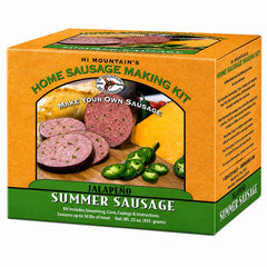 Hi Mountain front packaging showing kit contents and jalapeño flavor benefit