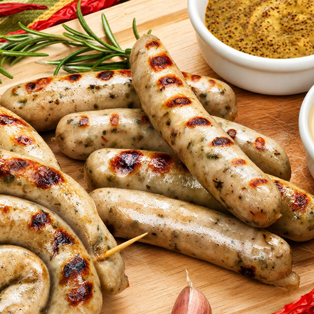 Hi Mountain seasoned sausage patties browned and ready to serve