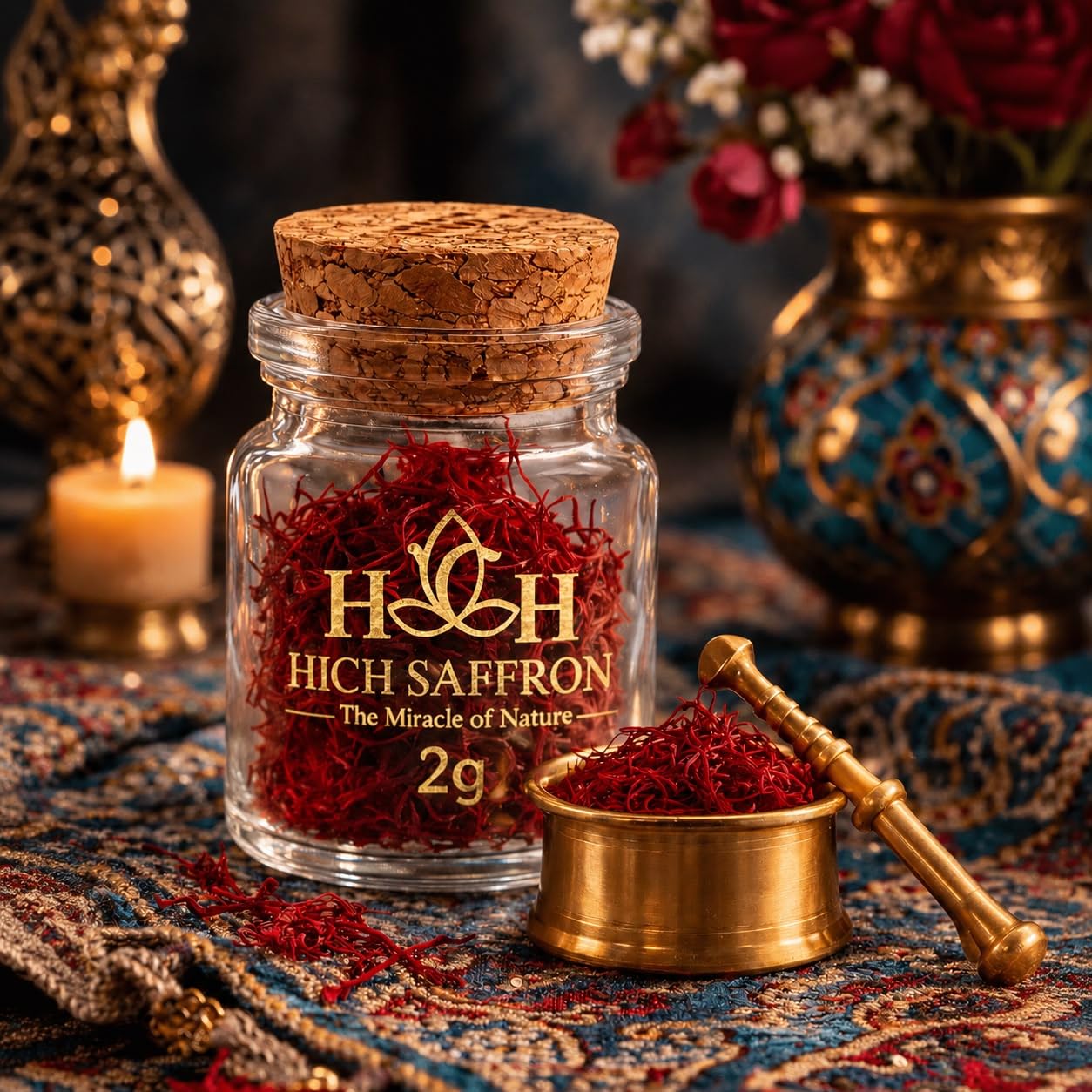 HICH SAFFRON used in risotto adding vibrant hue and delicate fragrance