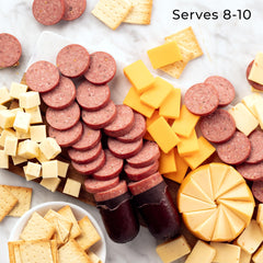 hickory farms crackers paired with cheese, easy servings for appetizers