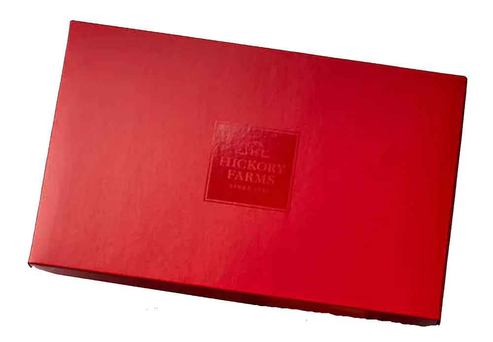 Hickory Farms mustards and crackers detail highlighting pairing options