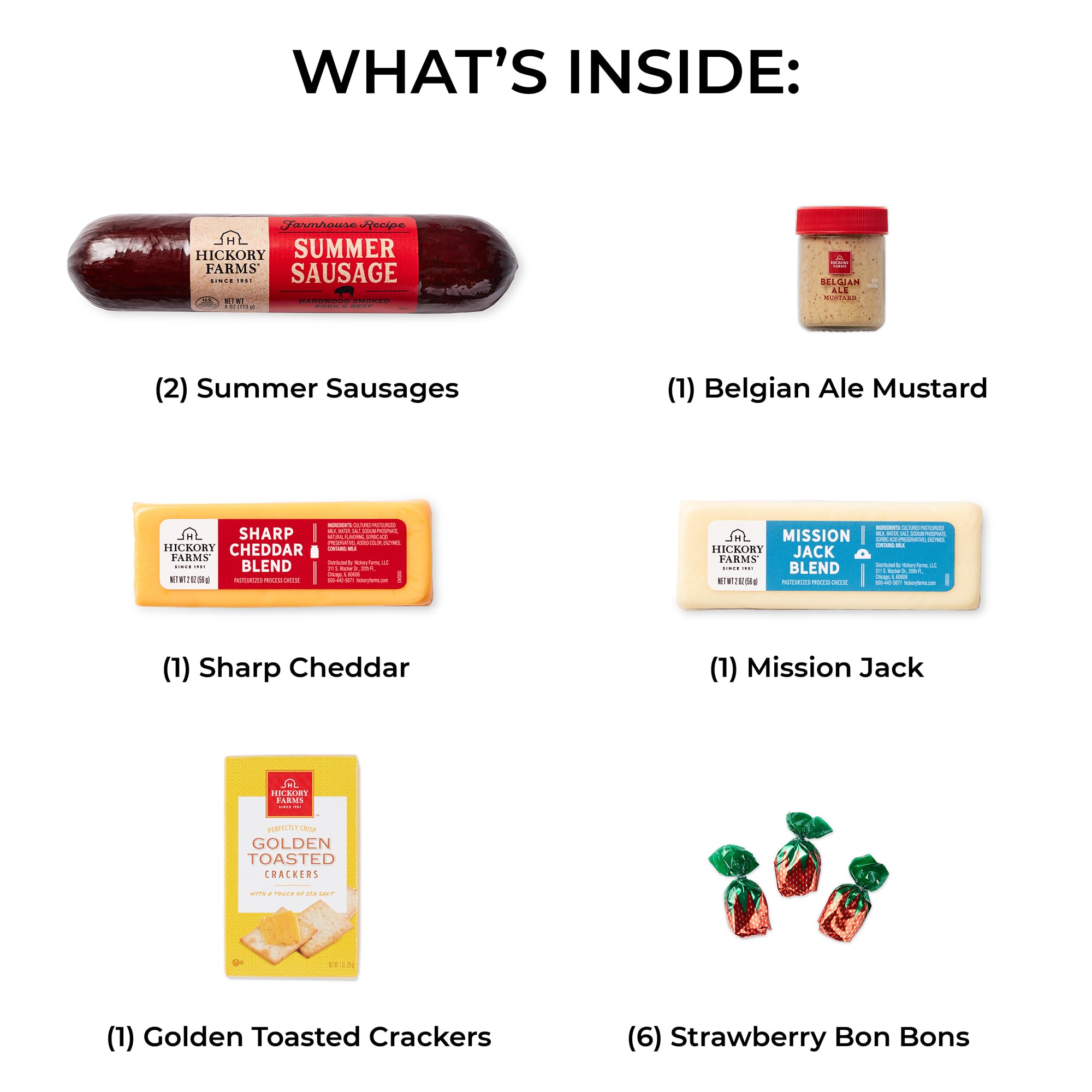 Hickory Farms summer sausage close-up highlighting texture and sliceable convenience