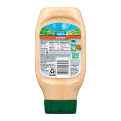 Hidden Valley bottle cap pouring spicy ranch for clean pour control benefit