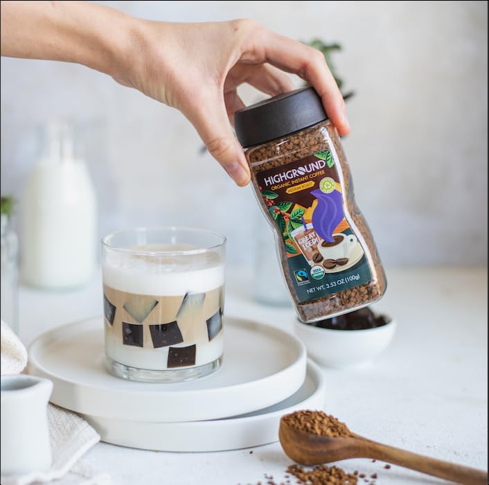 Highground pouring coffee into cup demonstrating easy preparation and convenience
