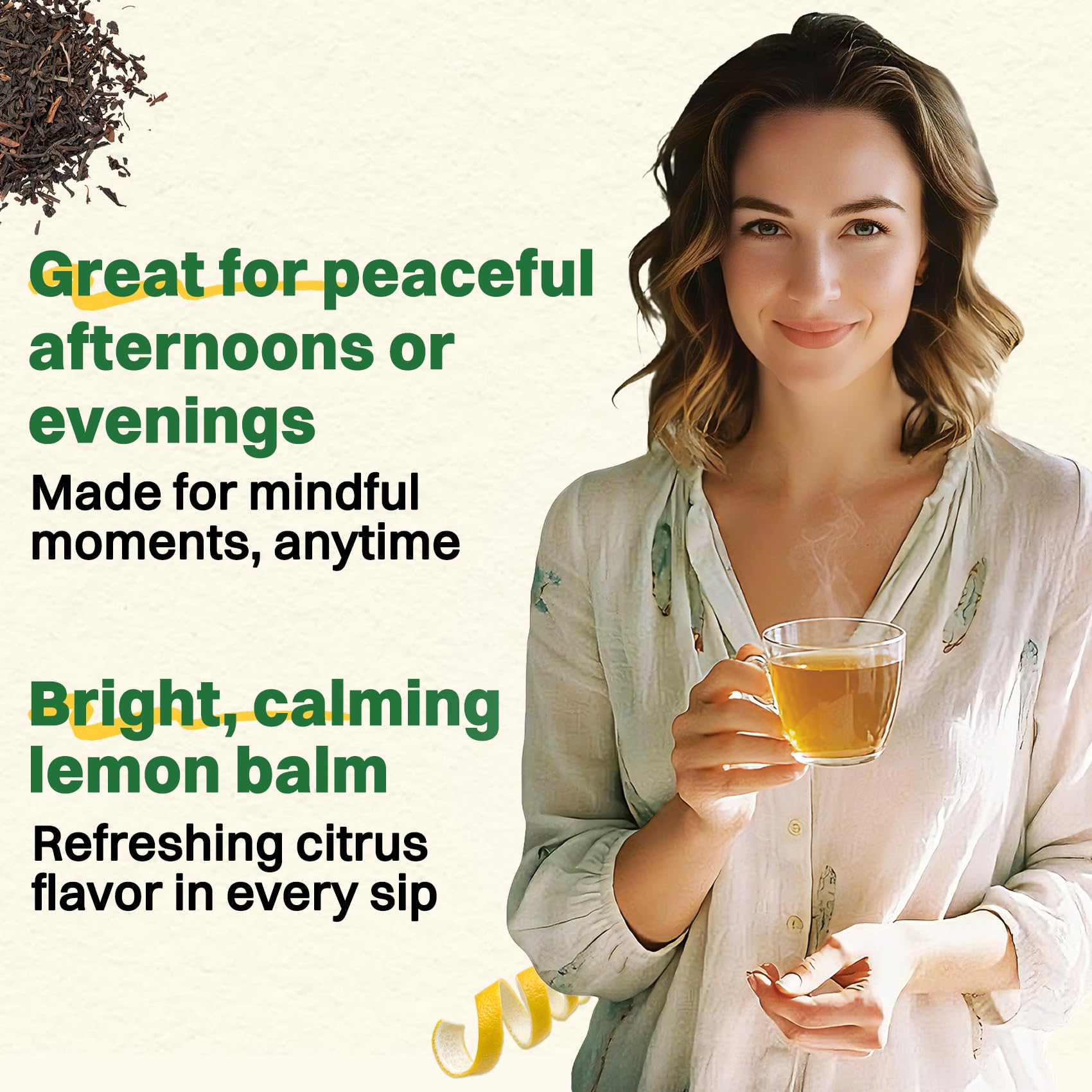 HIIHONE tea bag in hand for quick single-serve convenience