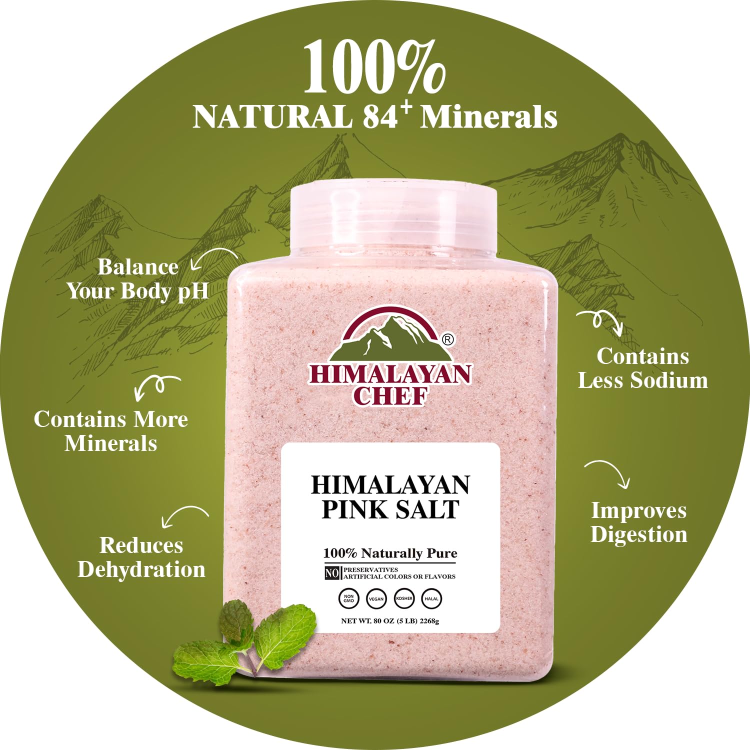Himalayan Chef salt added to bath for a relaxing soak and even dissolve