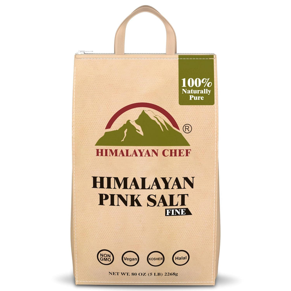 Himalayan Chef front packaging showing 5 lb bag and product branding for easy identification