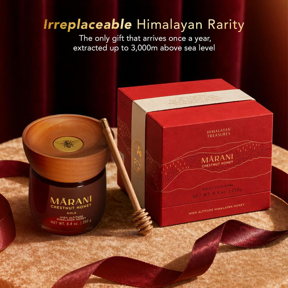Himalayan Treasures label with QR code visible for batch traceability and trust