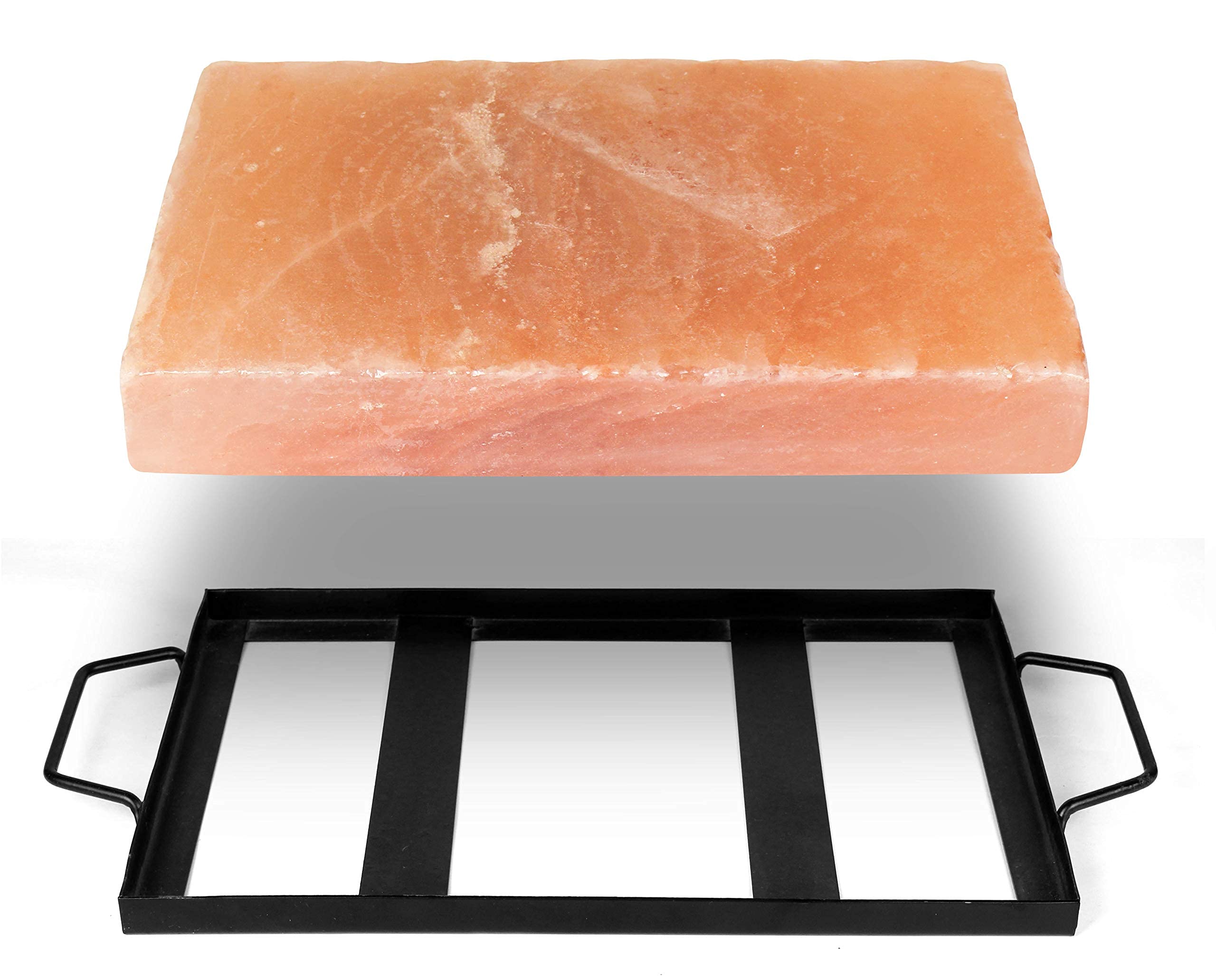 Himalite close-up of salt block grain revealing cooking surface texture benefit
