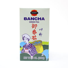 Hime Ban Cha front packaging showing brand and everyday green tea benefit