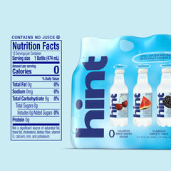 Hint clear water texture detail emphasizing pure, refreshing taste