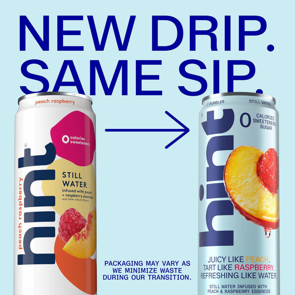 Hint can close-up highlighting matte aluminum texture and easy-open top for portability