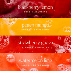 HIYO sparkling bubbles closeup showing effervescence and refreshing mouthfeel benefit