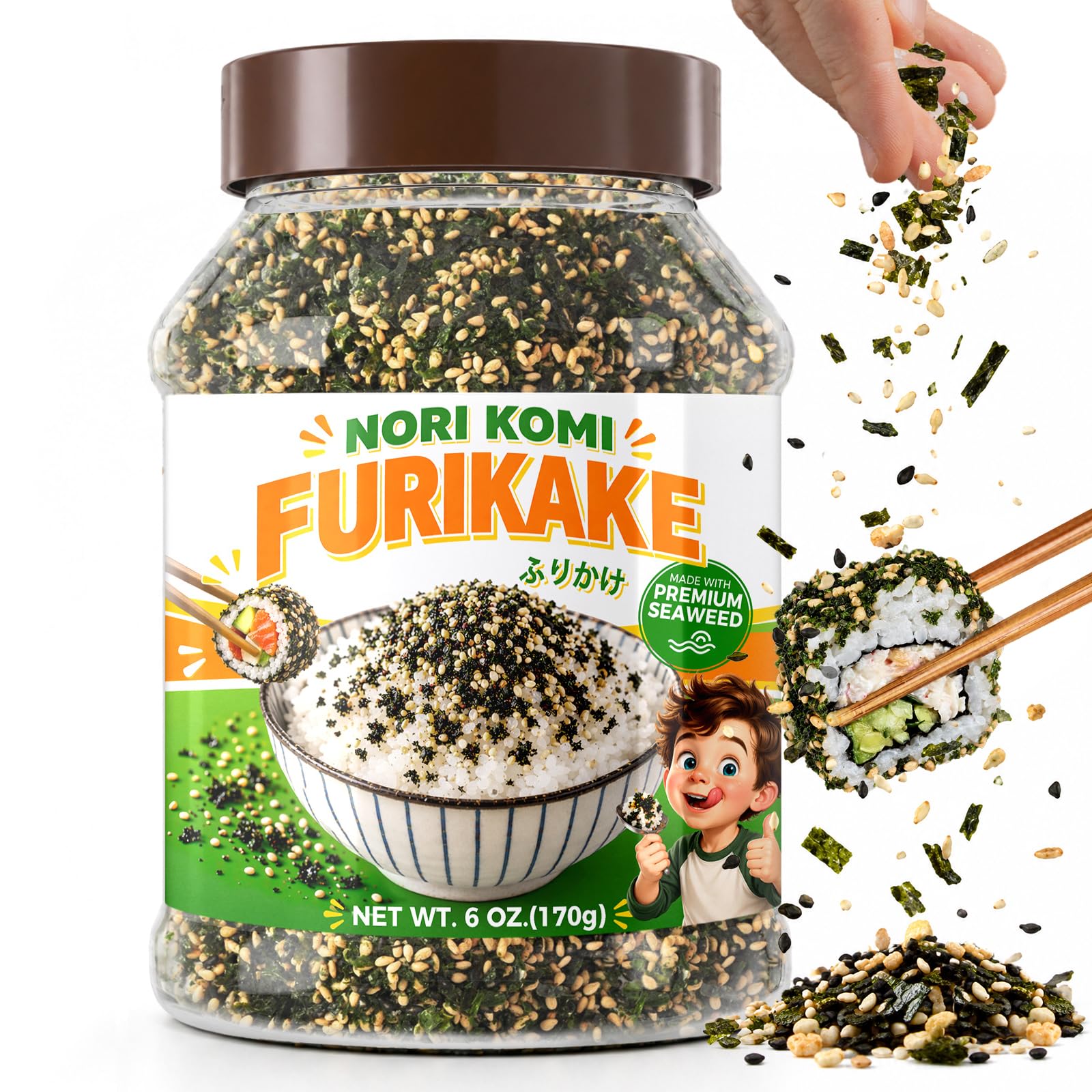 HJUOOKD front packaging showing jar and label for pantry appeal