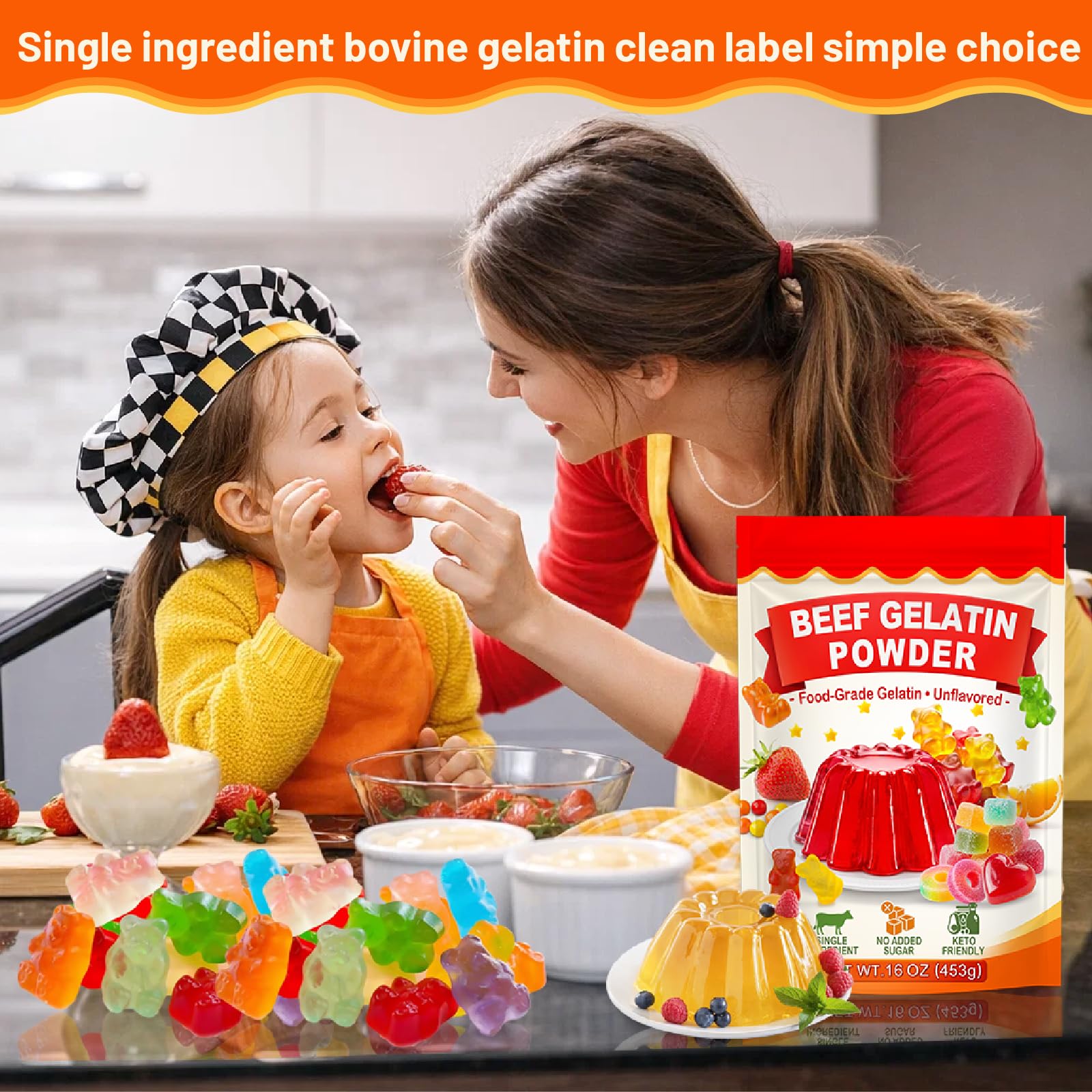 HJUOOKD powder close-up texture highlighting smooth dissolve