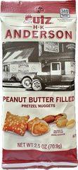 HK Anderson close-up of pretzel nugget texture highlights crunchy exterior