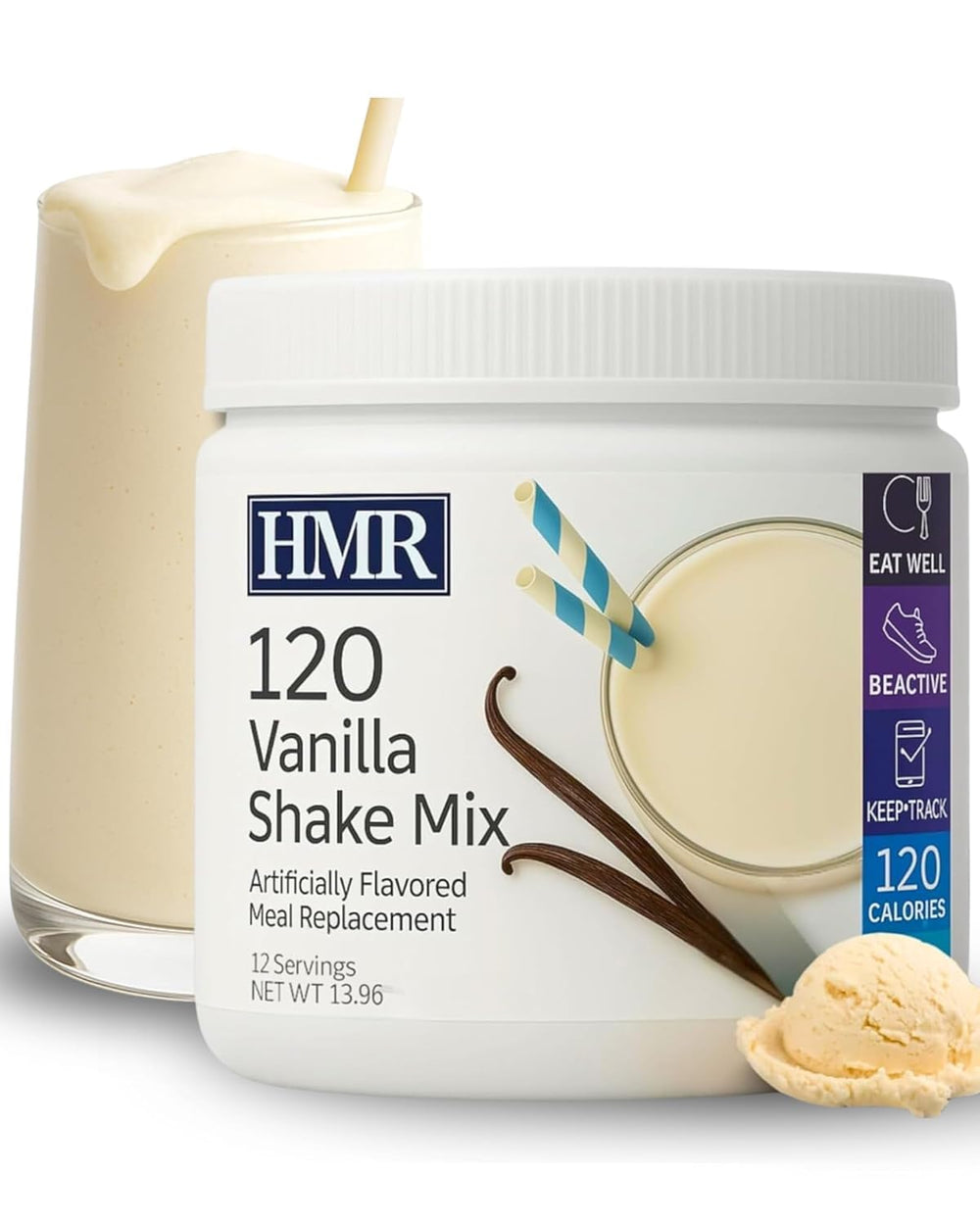 HMR shake on breakfast table showing convenience for busy morning routines