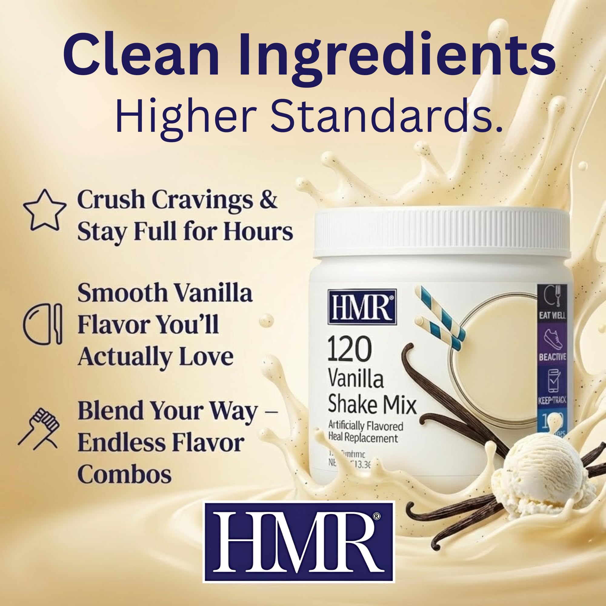 HMR vanilla two-pack displayed with a scale to show size and value