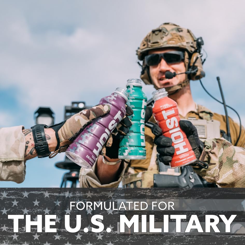 HOIST athlete drinking after workout demonstrating recovery and endurance benefit