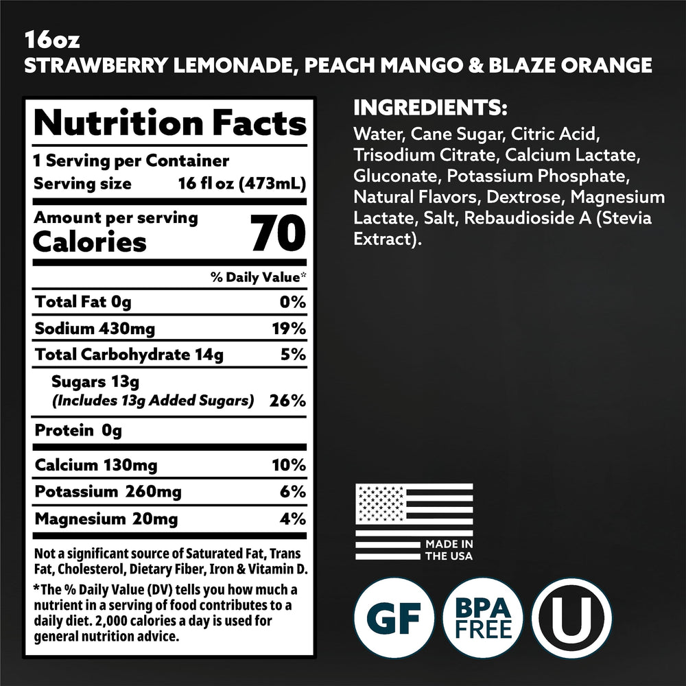 HOIST bottle closeup label detail highlighting electrolyte composition and benefits