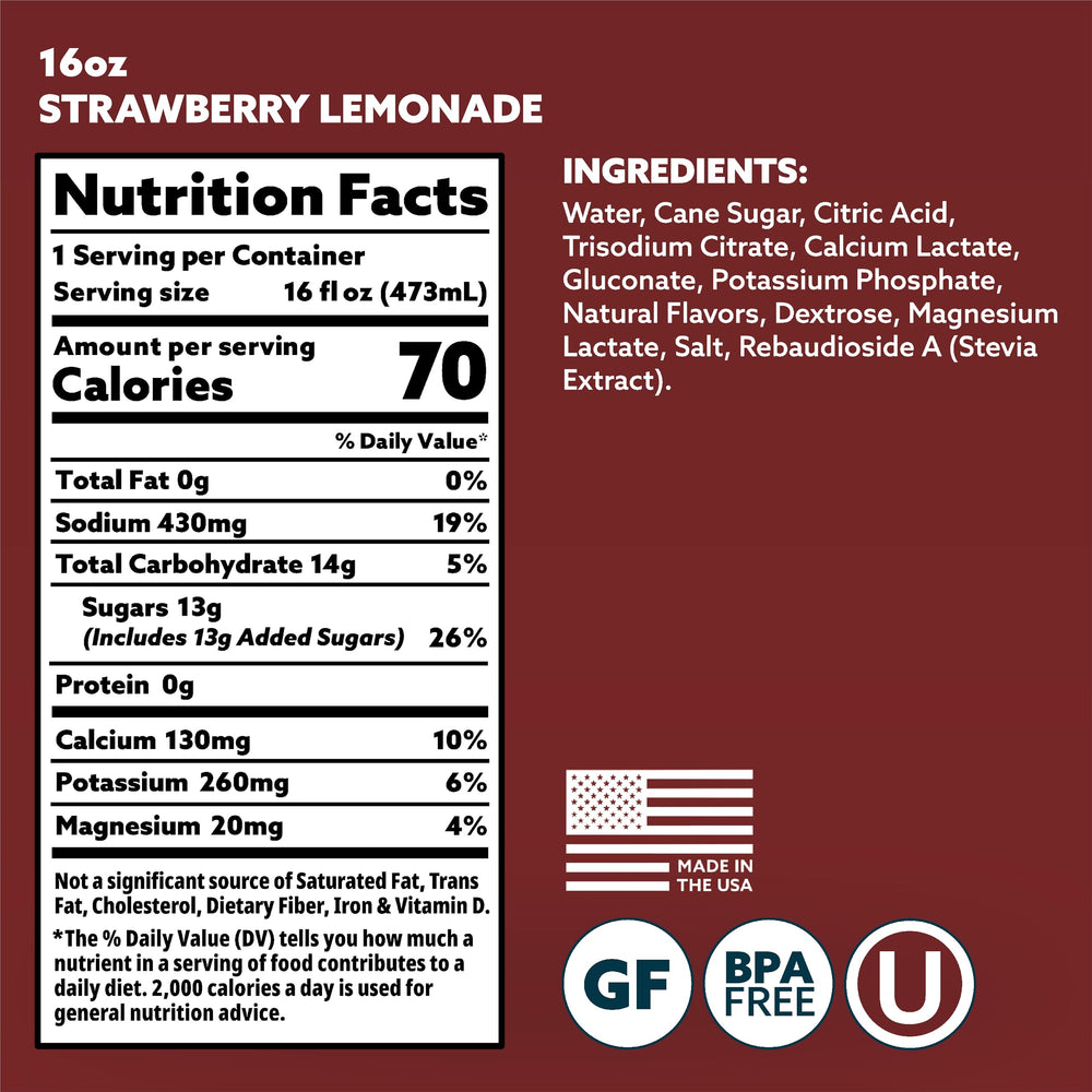 HOIST label close-up with nutrition and electrolyte ingredient details