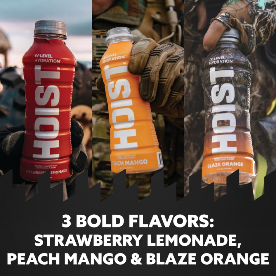 HOIST peach mango served during a run to support rapid fluid replacement
