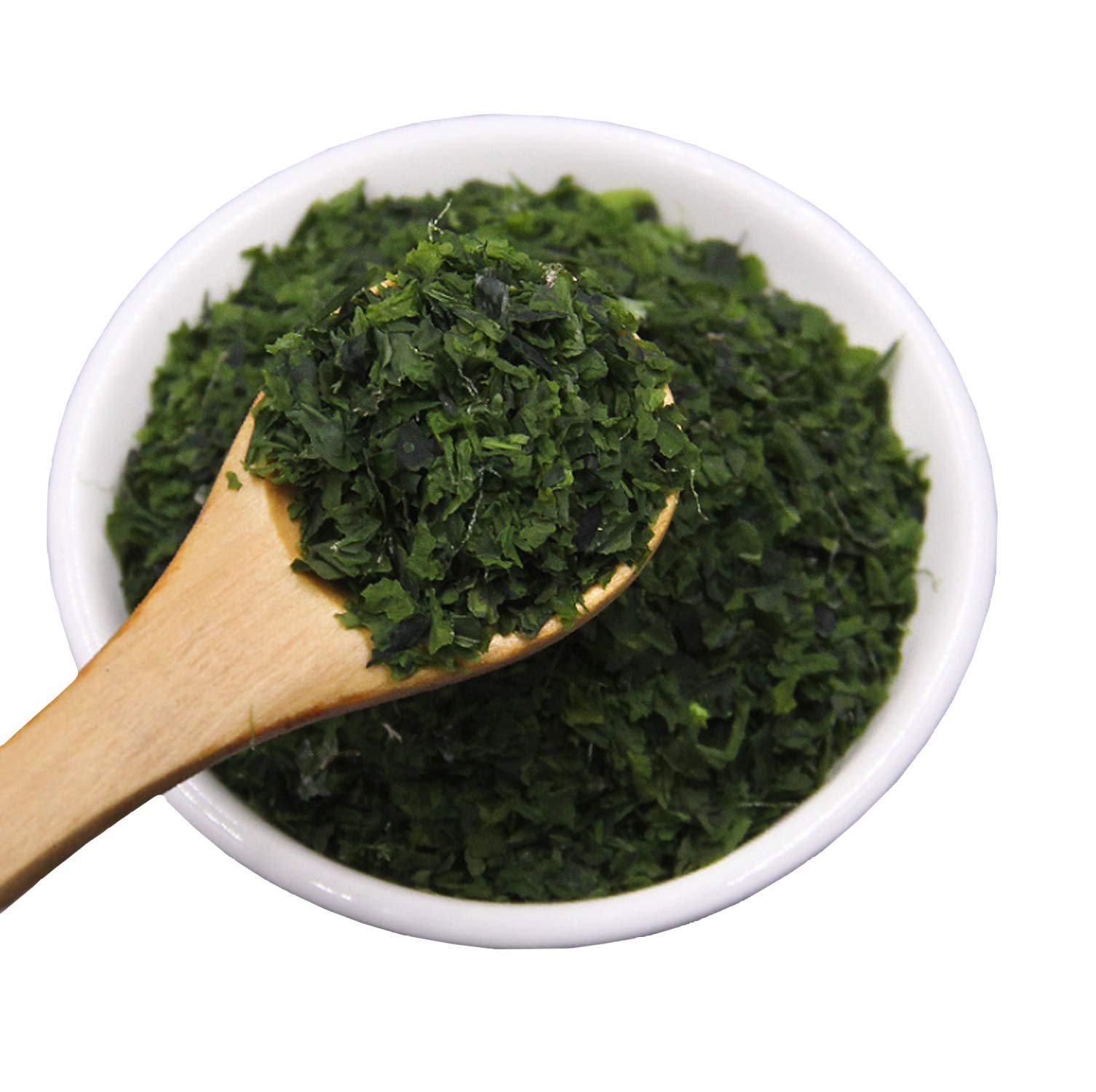 HOLFLYING flakes sprinkled on soup bowl, adding savory sea flavor and visual appeal