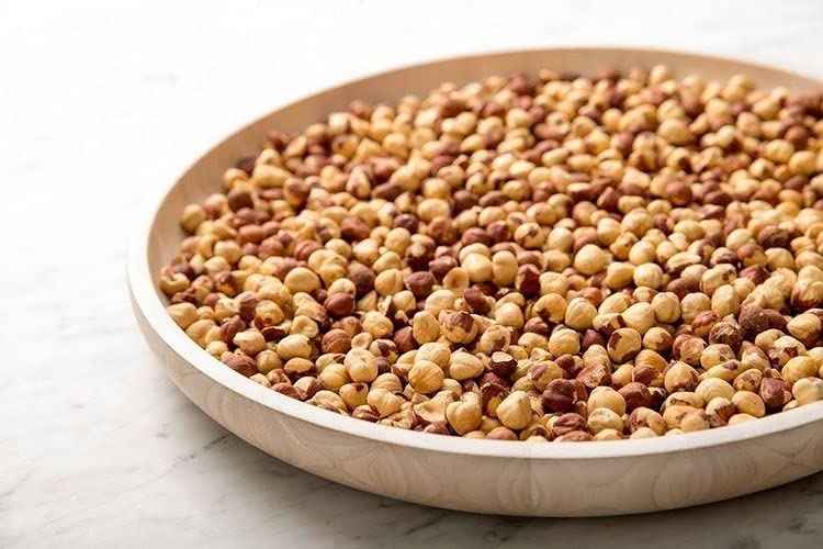 Holmquist Hazelnuts nutrition label detail highlighting non-GMO and gluten-free