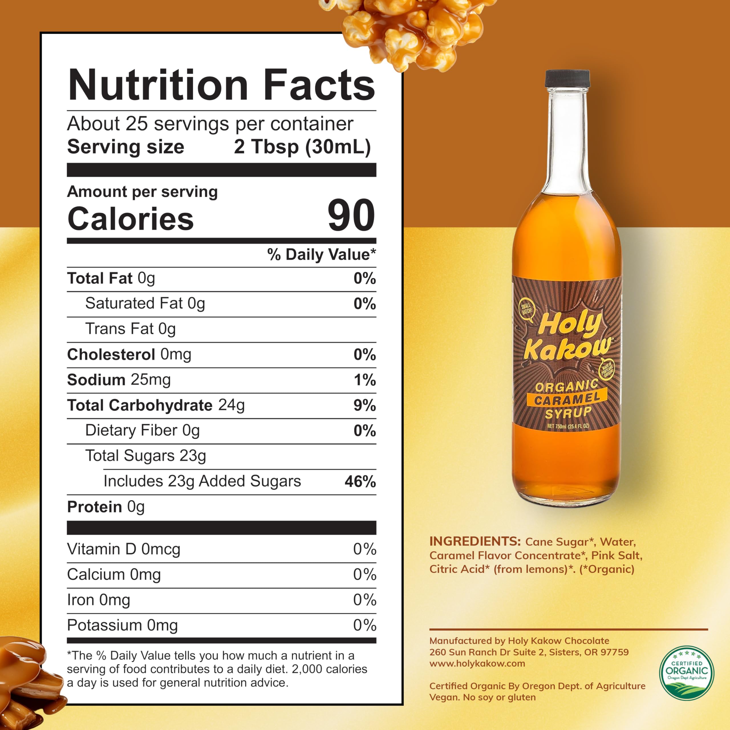 Holy Kakow caramel used in cocktail and shake demonstrating versatile beverage use