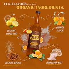 Holy Kakow ingredient close-up with sugar and citrus emphasizing natural sourcing