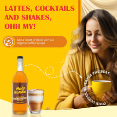 Holy Kakow ingredient label close-up highlighting organic, gluten-free benefits