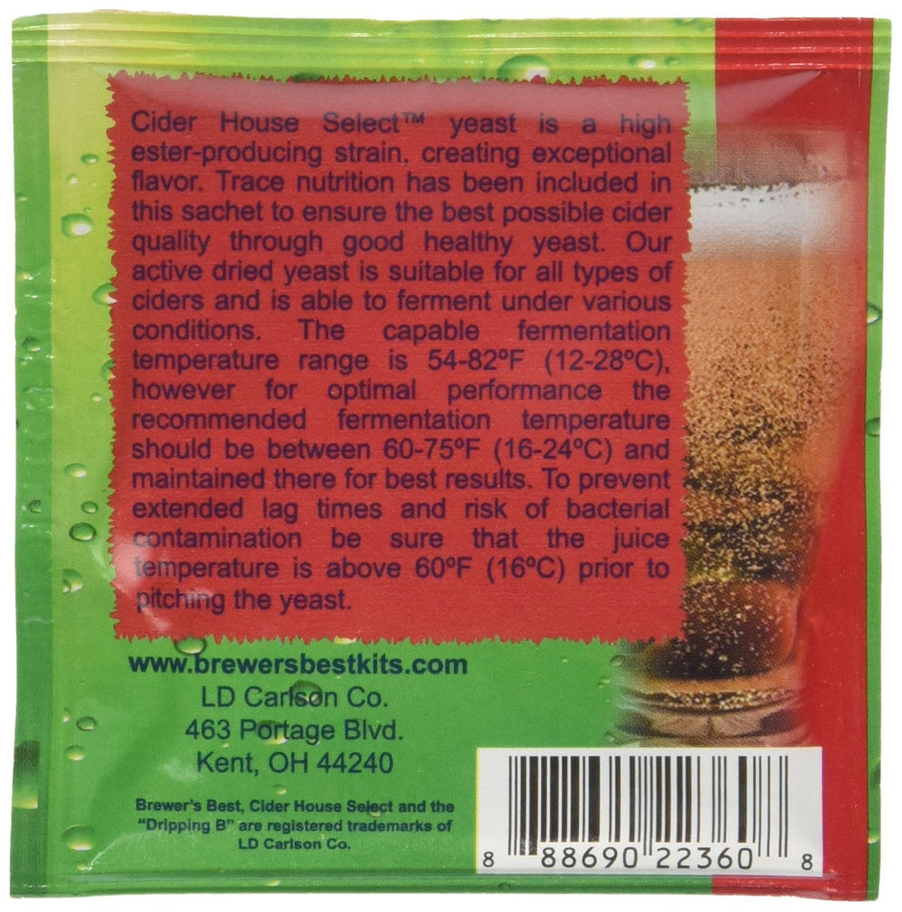 Home Brew Ohio sachet close-up highlighting powder texture and included nutrients for reliable starts