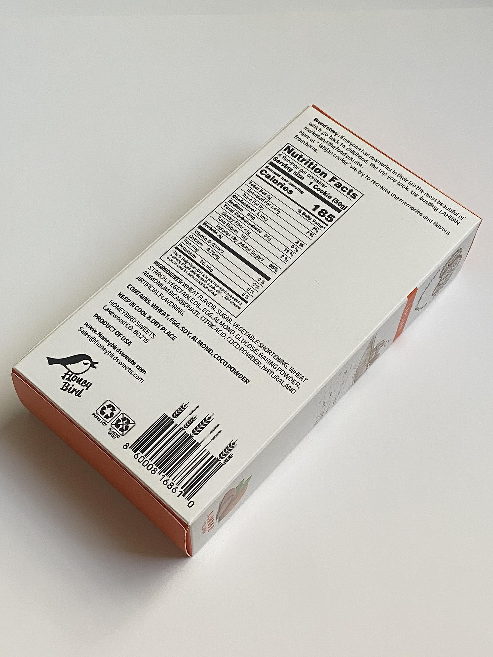 Honey Bird Sweets cookie in hand showing scale and convenient single-serve benefit
