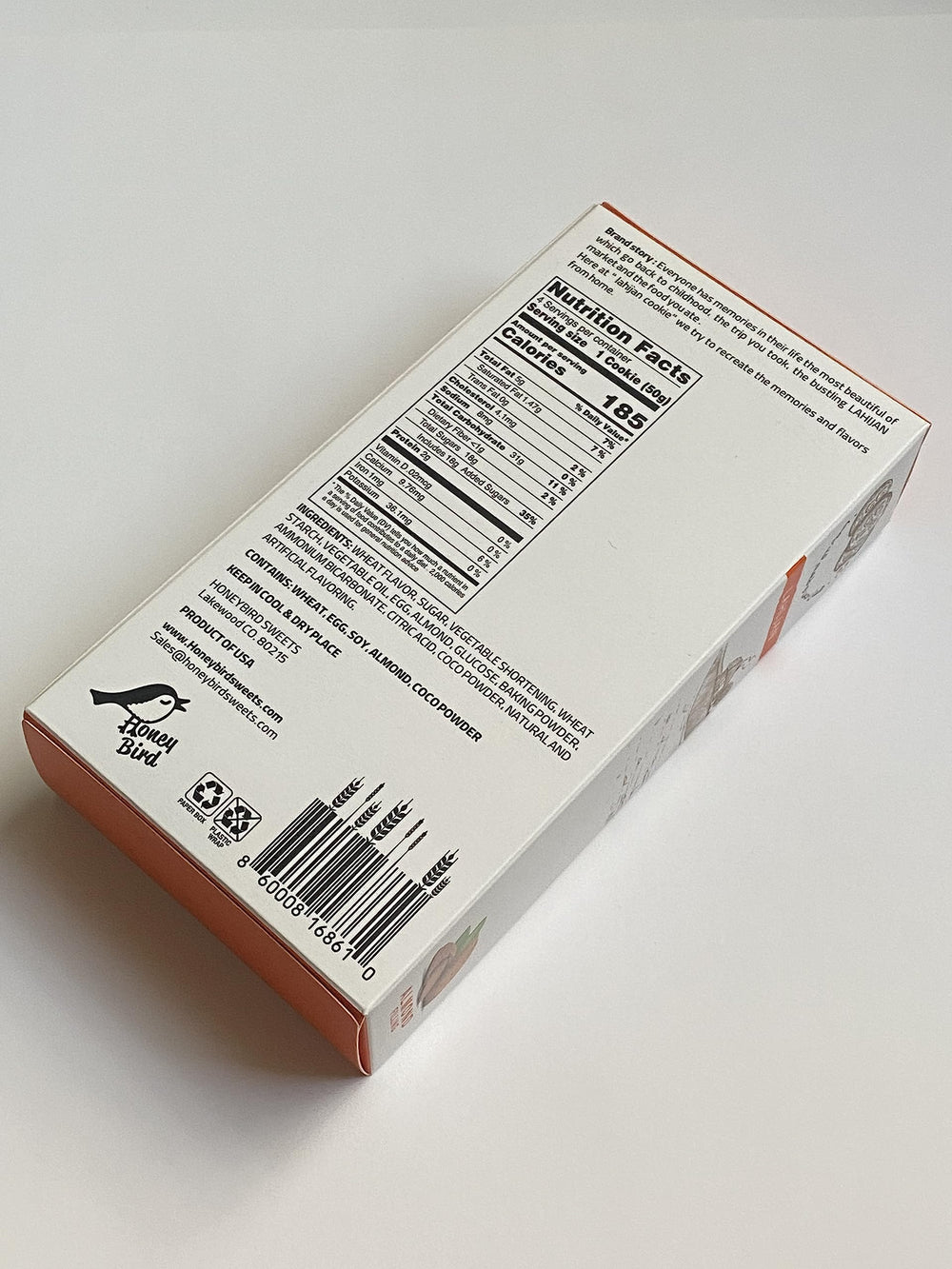 Honey Bird Sweets cookie in hand showing scale and convenient single-serve benefit