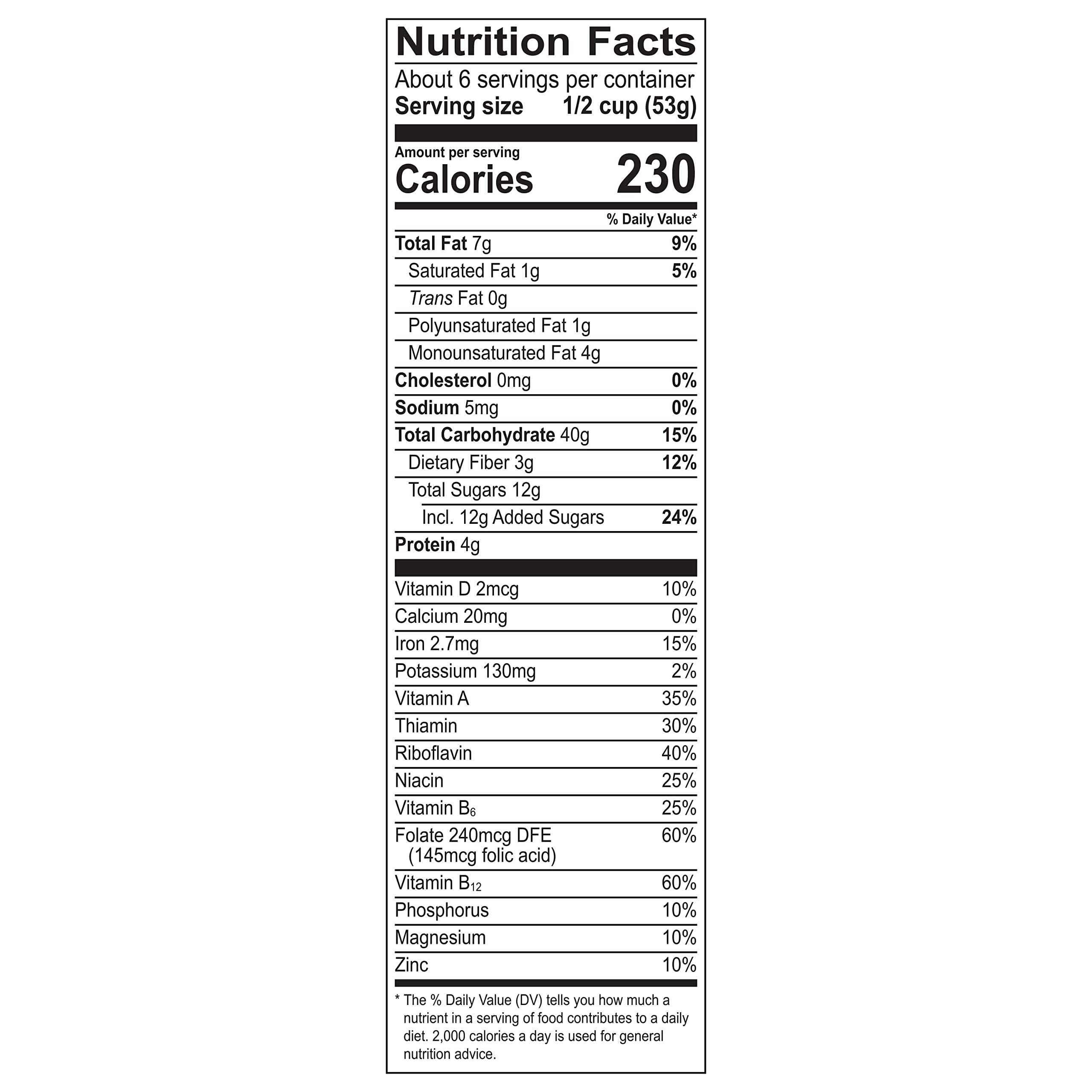 Honey Bunches of Oats sprinkled atop yogurt showcasing added crunch and flavor benefit