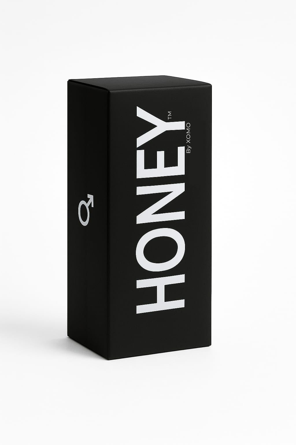 HONEY By XOMO jar close-up texture highlighting smooth honey consistency
