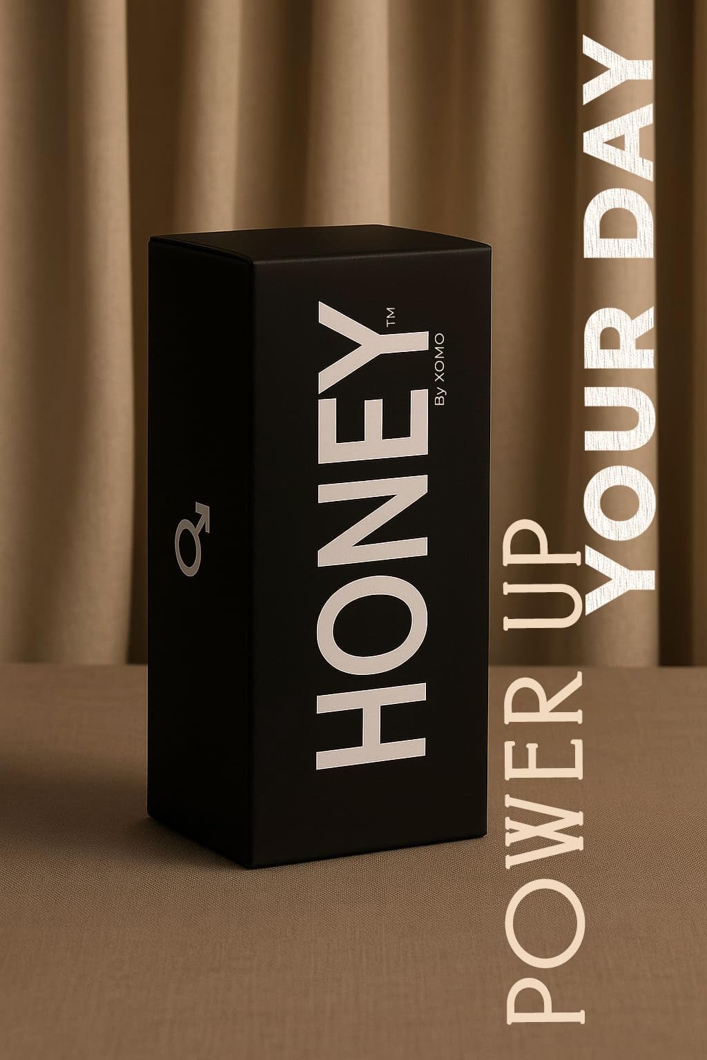 HONEY By XOMO label and ingredients list offering transparent product details