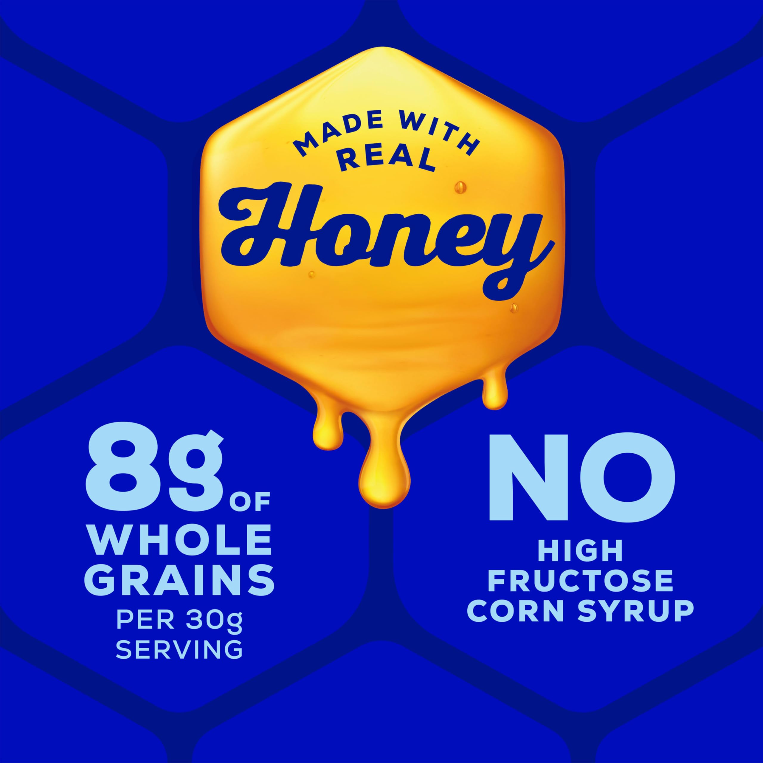 HONEY MAID stack held in hand to show real-world size and portion control