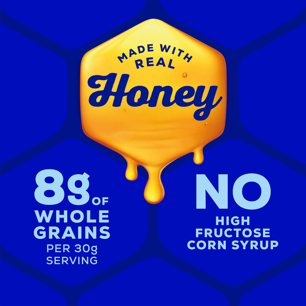 HONEY MAID stack held in hand to show real-world size and portion control
