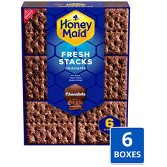 Honey Maid chocolate graham close-up showing crisp texture and chocolate notes